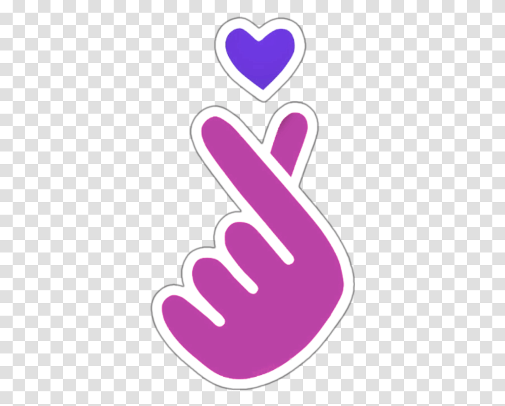 Kpoplovesymbol Heart Love Heart, Hand, Finger, Nail Transparent Png