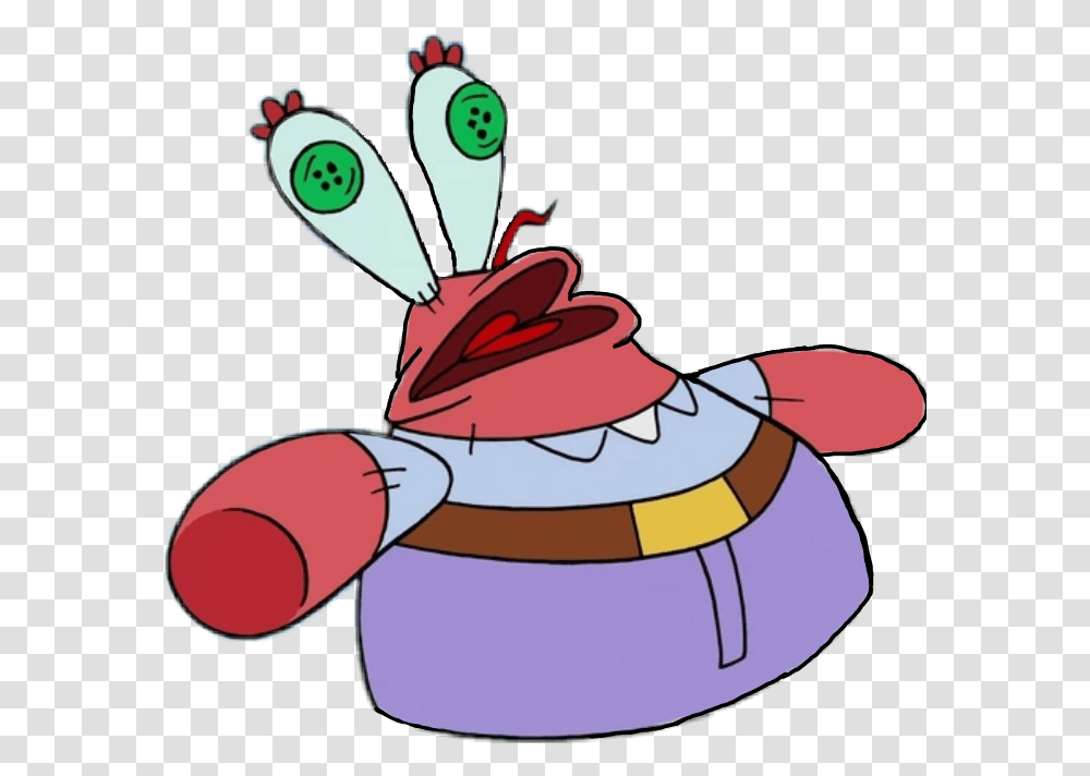 Krabs Mrkrabs Crab Spongebob Happy Birthday Clip Art, Clothing, Apparel, Costume, Waterfowl Transparent Png