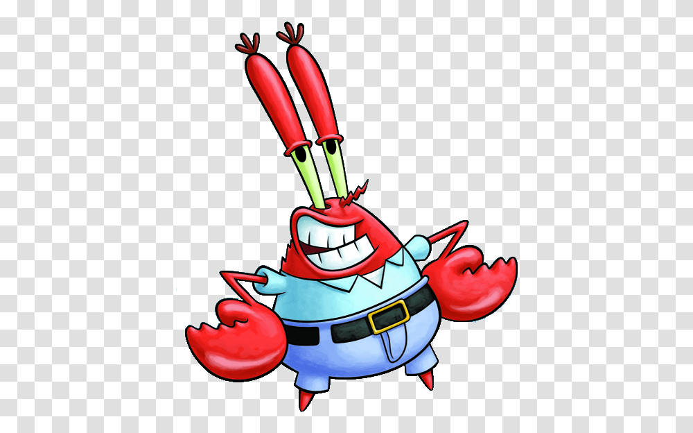 Krabs Spongebob's Mr Krab Spongebob, Lawn Mower, Tool Transparent Png