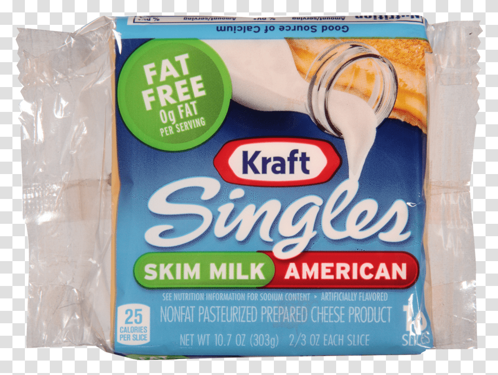 Kraft Cheddar Cheese Slices Fat Free Transparent Png