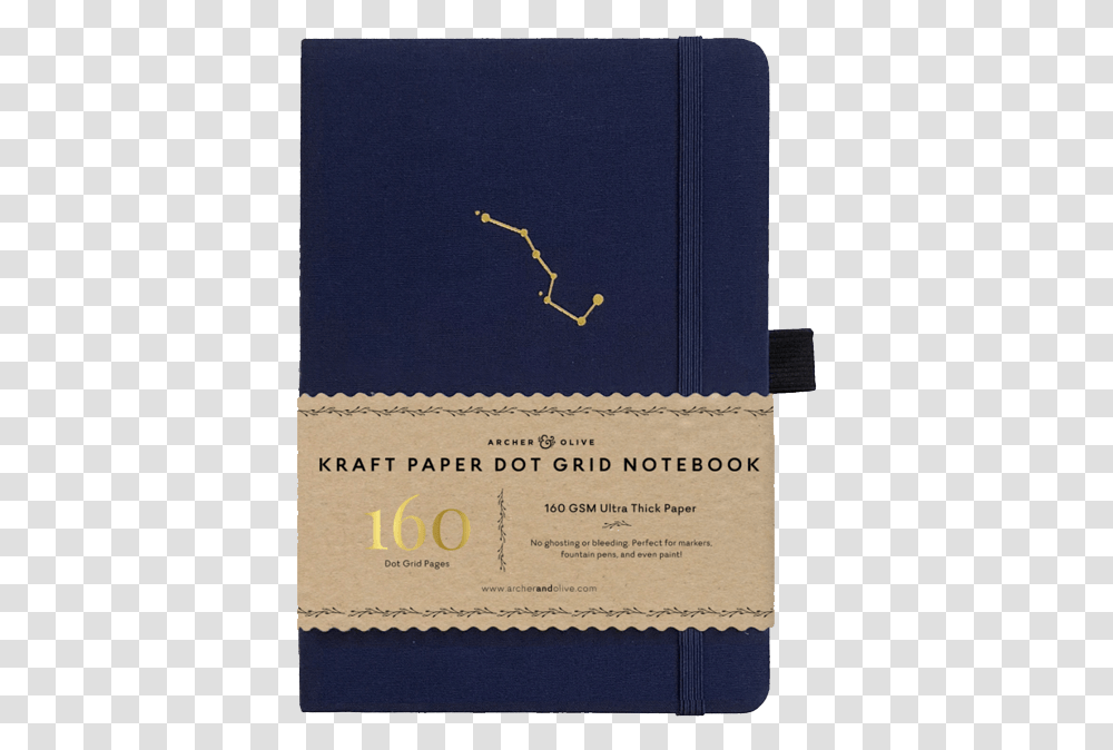Kraft Dot Grid Journal Night Sky A5 Revel Logo, Text, Diary, Passport, Id Cards Transparent Png