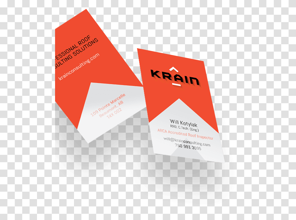 Krain Business Cards Graphic Design, Paper Transparent Png