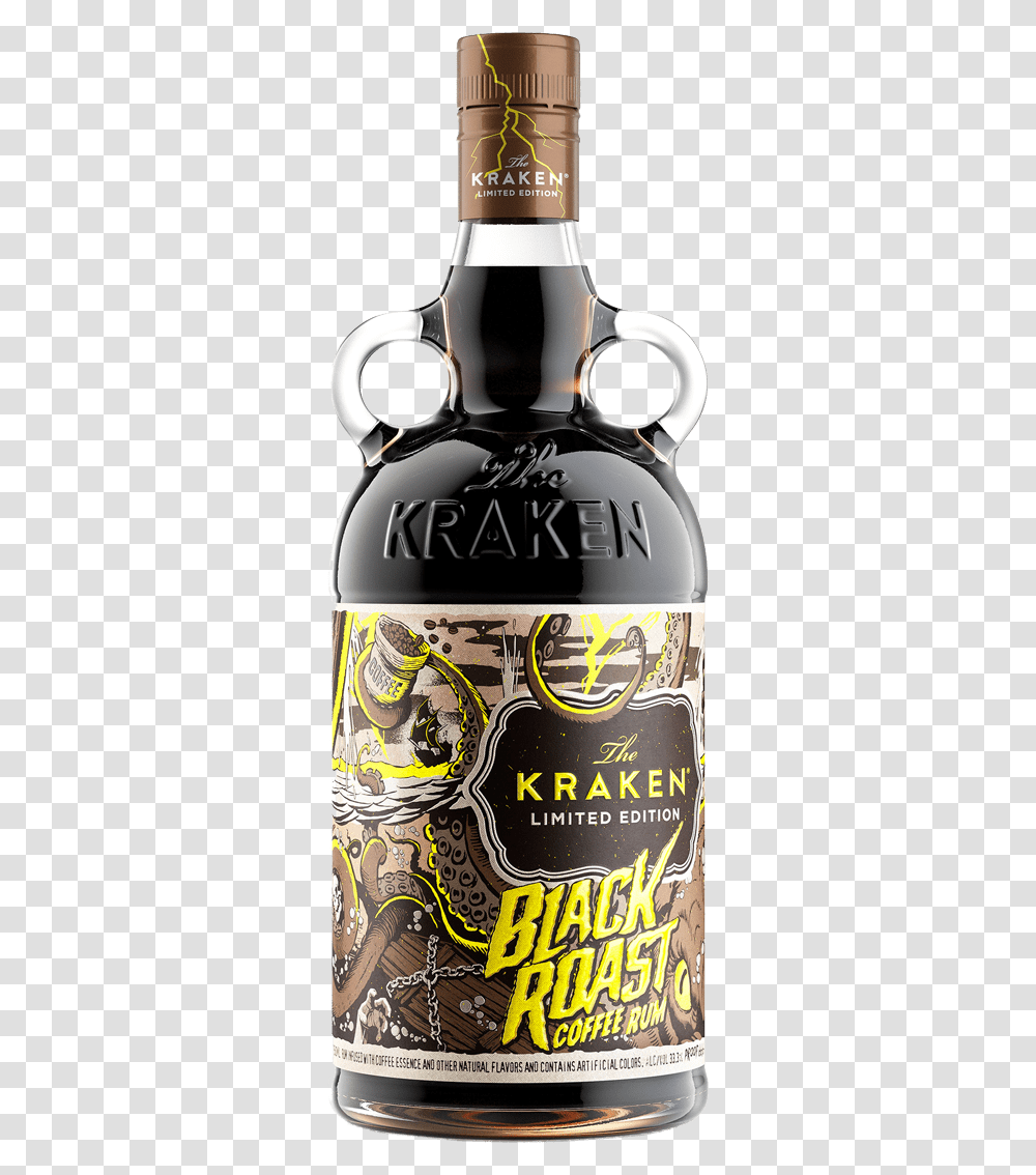 Kraken Black Roast Coffee Rum, Beer, Alcohol, Beverage, Drink Transparent Png