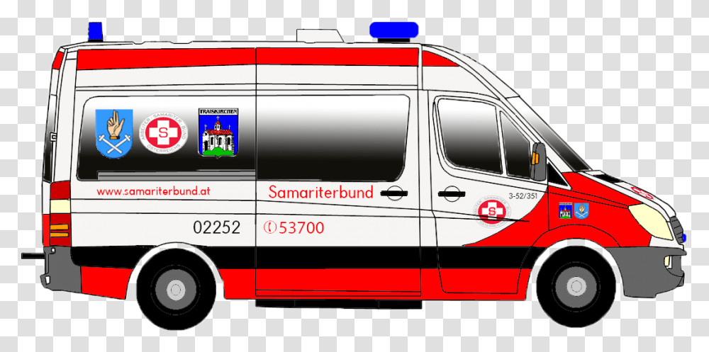 Krankentransportwagen Asb Traiskirchen Delfis Ambulance Details Lights, Van, Vehicle, Transportation, Bus Transparent Png