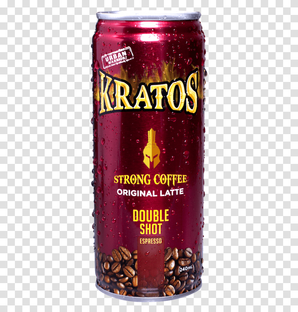 Kratos Coffee Orig Double Shot, Tin, Can, Beer, Alcohol Transparent Png