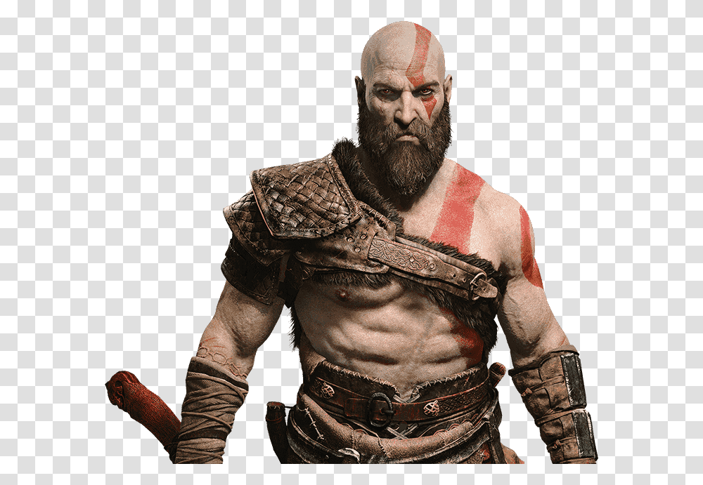 Kratos God Of War 4 Render Kratos God Of War 4, Skin, Person, Human, Face Transparent Png