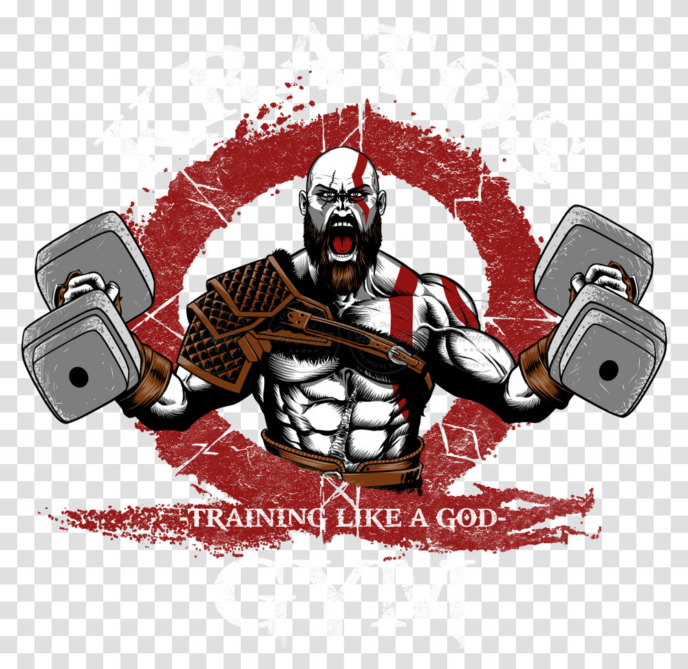 Kratos Gym Download God Of War Gym, Poster, Advertisement, Flyer, Paper Transparent Png