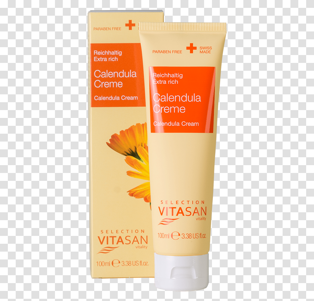 Krem Kalendula Vivasan, Sunscreen, Cosmetics, Bottle, Shampoo Transparent Png