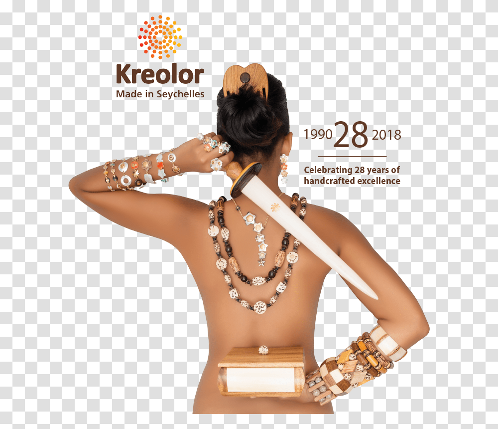 Kreolor Seychelles, Necklace, Jewelry, Accessories, Person Transparent Png