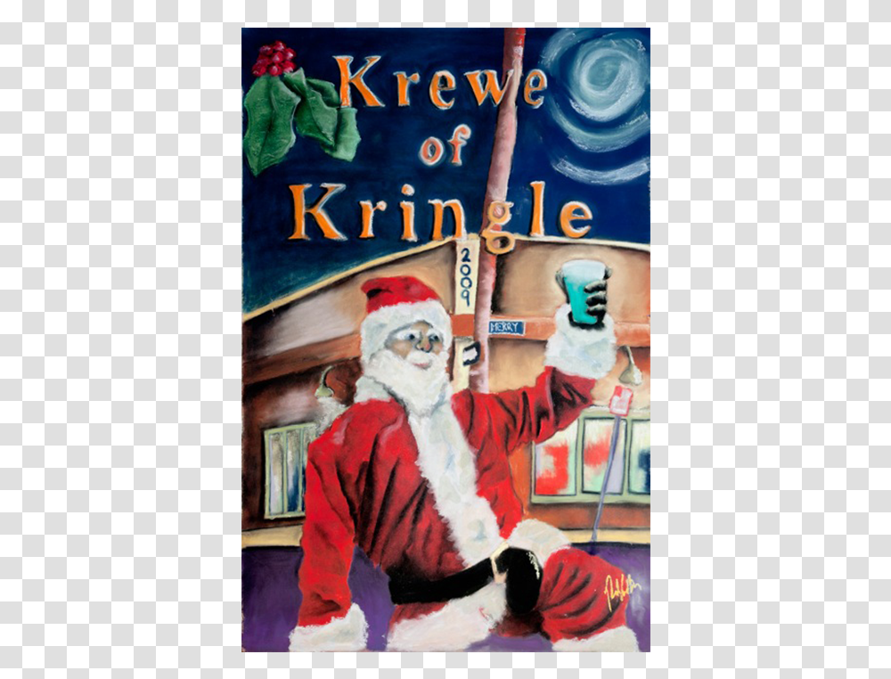Krewe Of Kringle Christmas, Person, Poster, Advertisement Transparent Png
