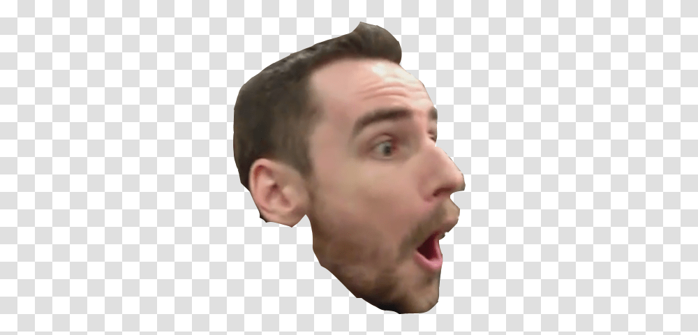 Kreygasm Clipart Free Pogchamp For Discord, Head, Face, Person, Jaw Transparent Png