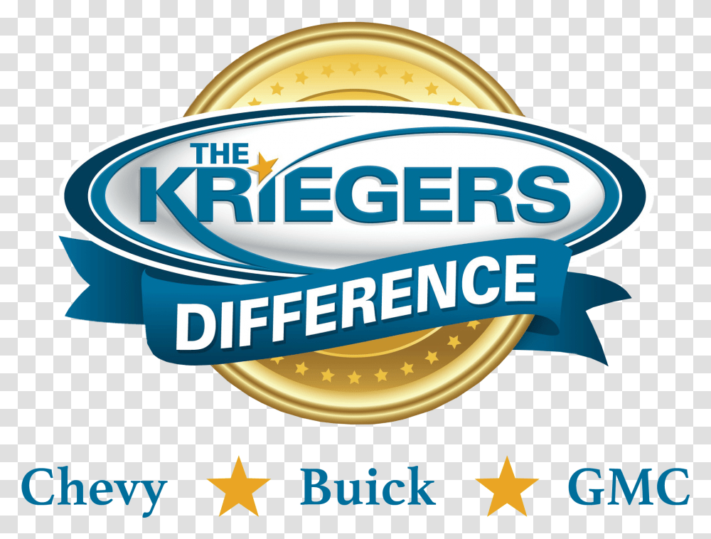 Kriegers Chevrolet Buick Gmc Dewitt Graphic Design, Label, Logo Transparent Png