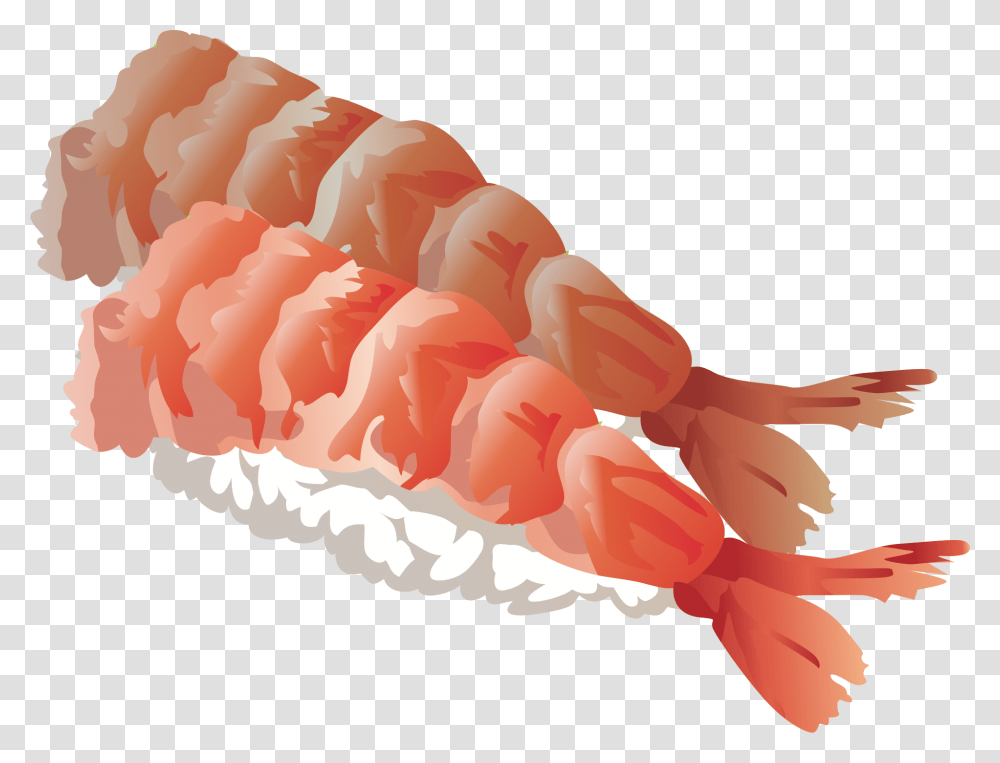 Krill Clipart Shrimp Sushi Clip Art, Food, Seafood, Rose, Flower Transparent Png