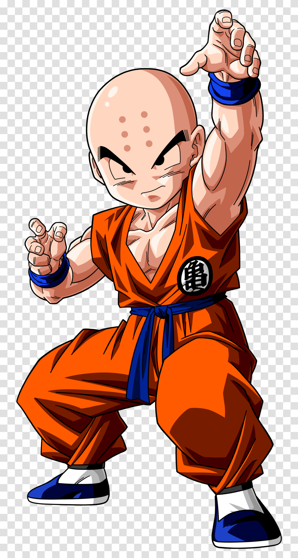 Krillin 2 Image Krillin Dragon Ball Z, Hand, Person, Human, Comics Transparent Png