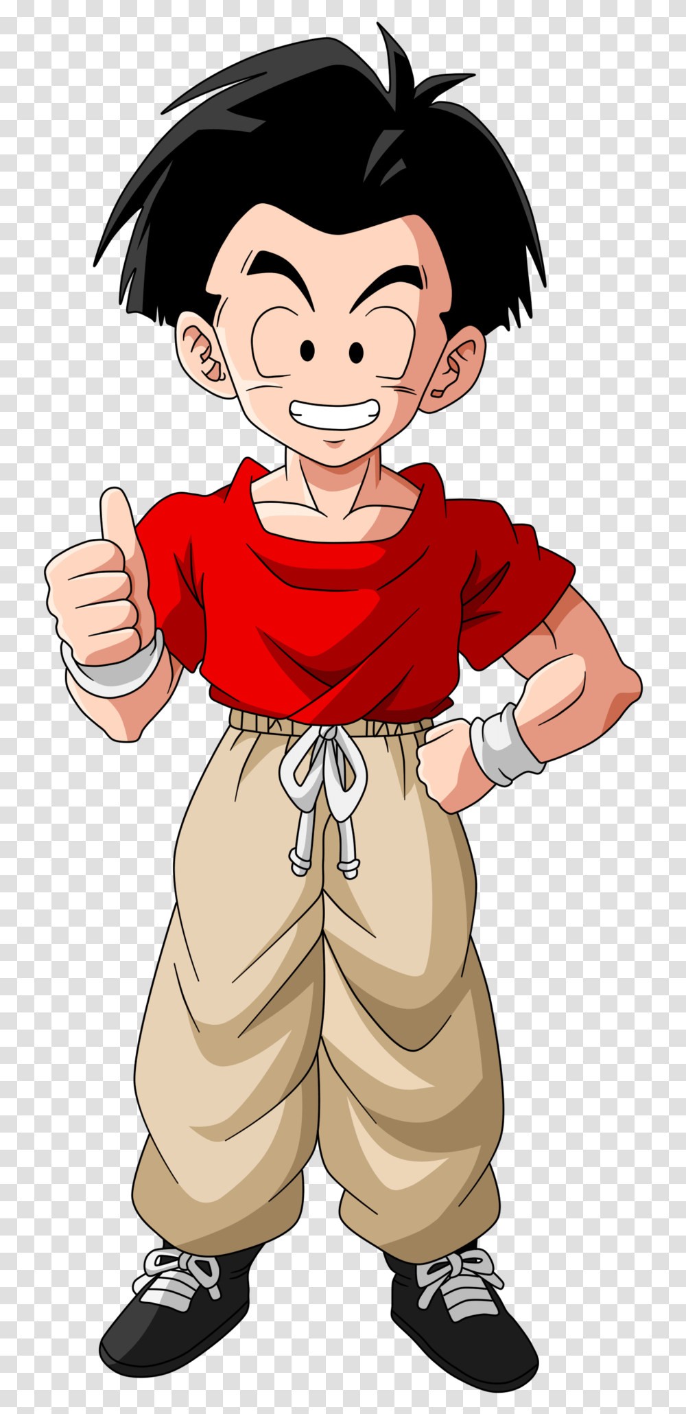 Krillin With Hair, Person, Human, Thumbs Up, Finger Transparent Png