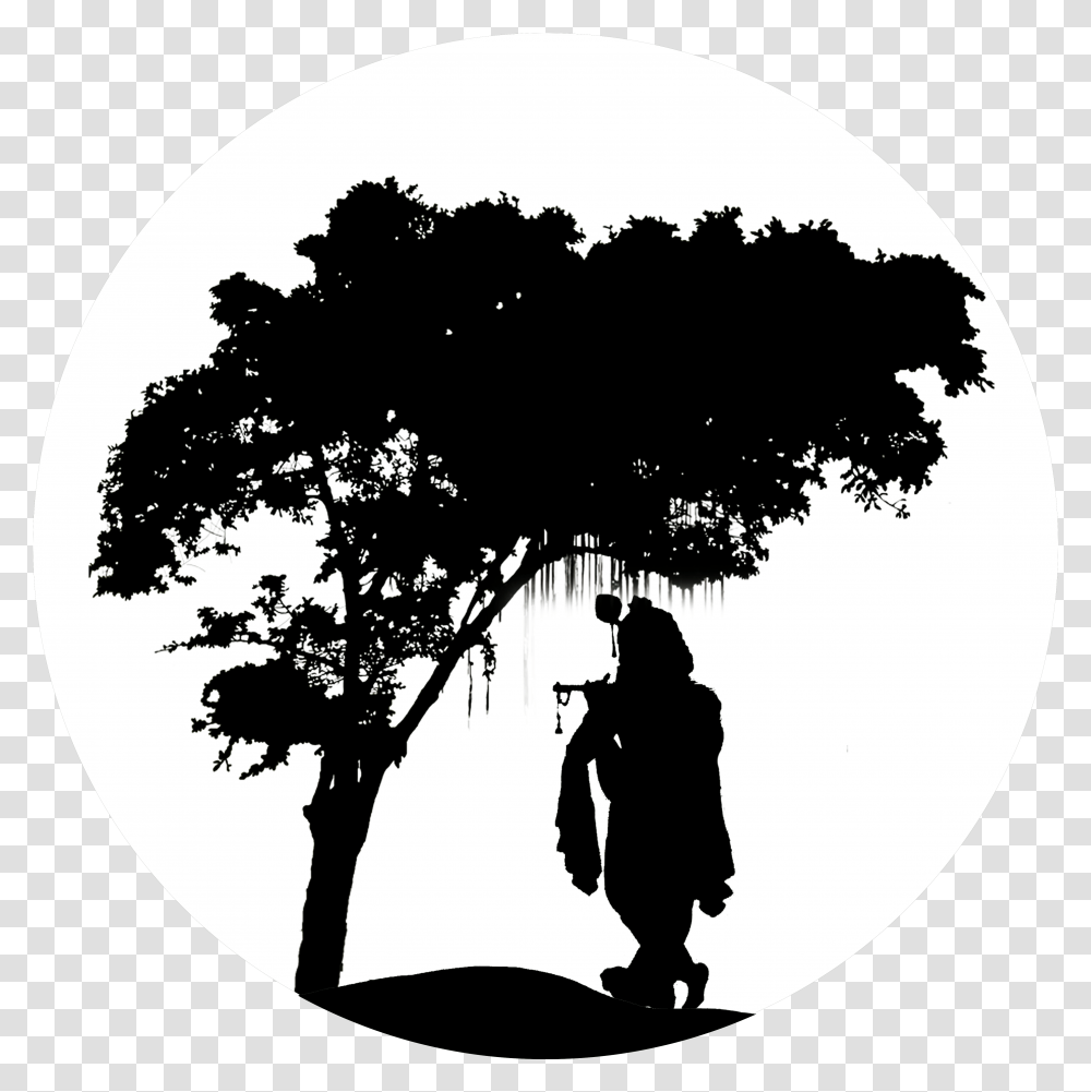Krishna Gyan Sagar, Silhouette, Person, Human, Tree Transparent Png