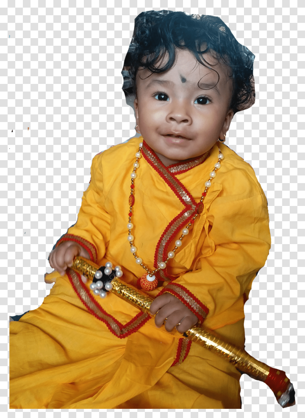 Krishna Shreekrishna Balgopal Basudev Vhisnu Kana Toddler, Accessories, Person, Bead Transparent Png