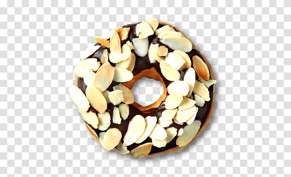 Krispy Kreme Malaysia Almond All Over, Sweets, Food, Plant, Nut Transparent Png