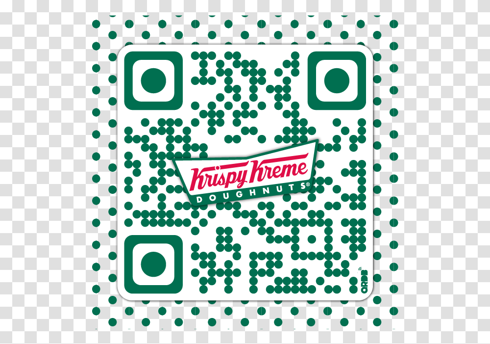 Krispy Kreme Qr Code, Paper Transparent Png