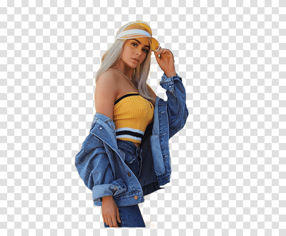 Kristen Hancher Kristenhancher Girl Yellow Baddie Yellow Outfits, Pants, Person, Jeans Transparent Png