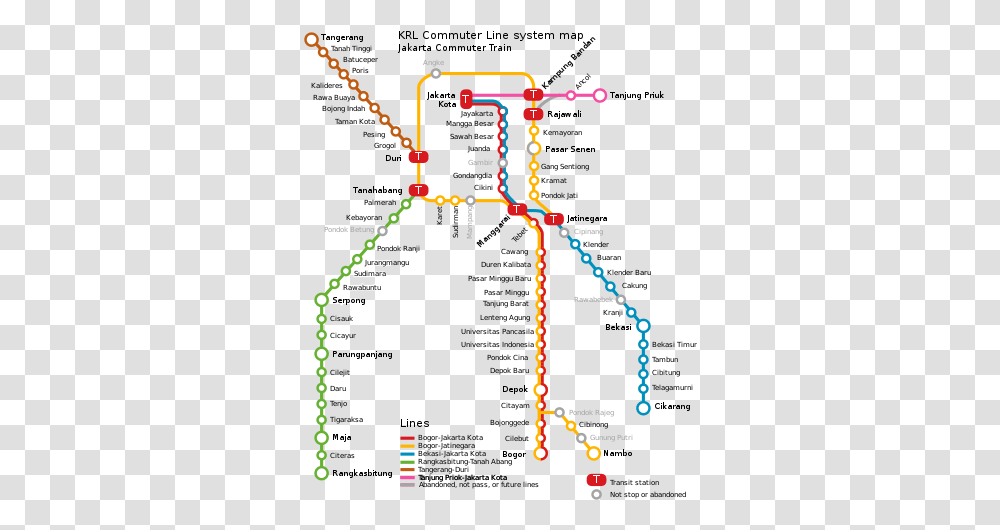 Krl Jabotabek Lines Diagram, Plot, Urban, Building, City Transparent Png