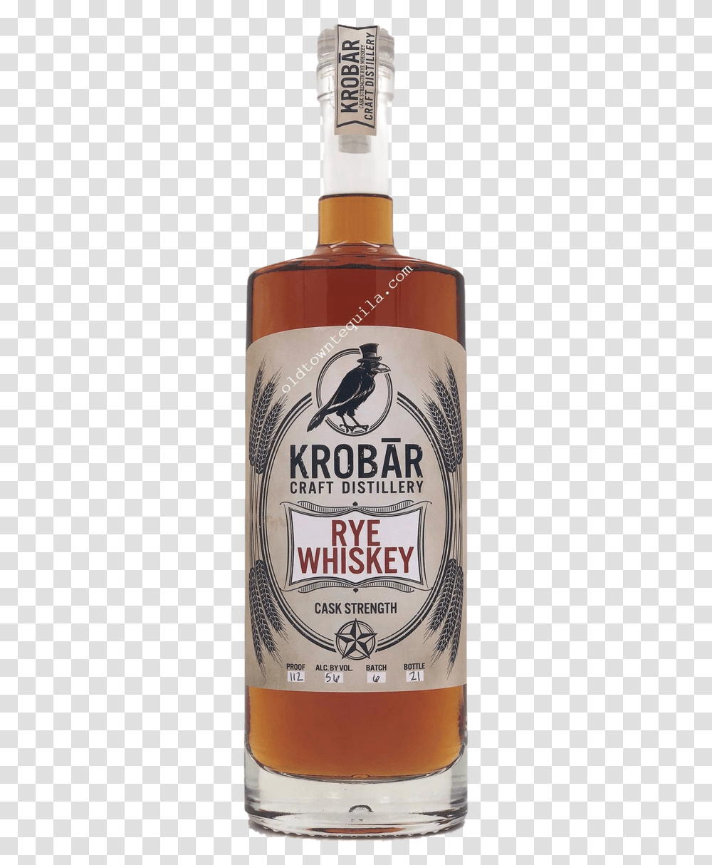 Krobar Cask Strength Rye Whiskey 112 Proof Blended Whiskey, Alcohol, Beverage, Drink, Beer Transparent Png