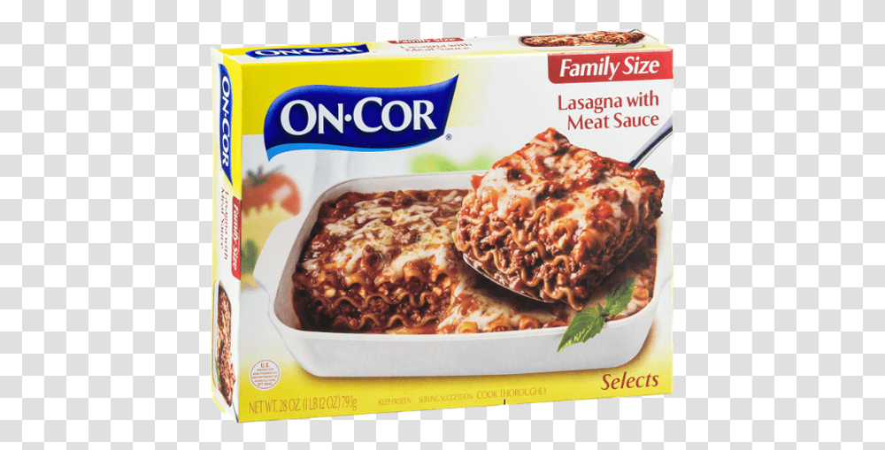 Kroger Lasagna With Meat Sauce, Pasta, Food, Pizza, Breakfast Transparent Png