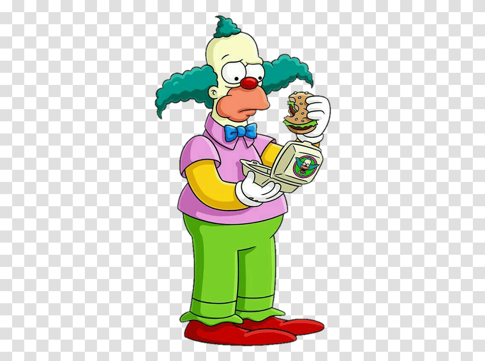 Krusty The Clown, Performer, Toy, Washing, Costume Transparent Png