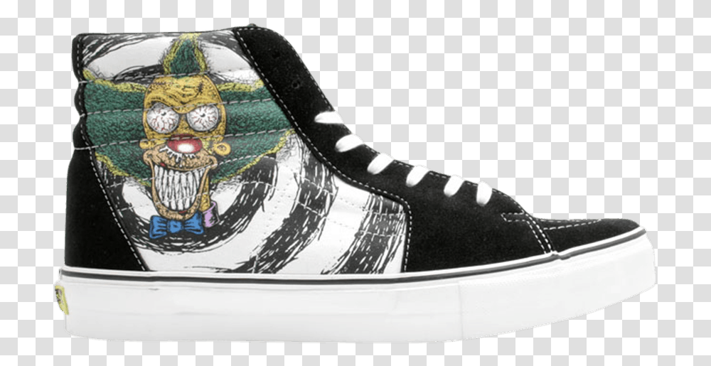 Krusty The Clown Vans, Apparel, Shoe, Footwear Transparent Png