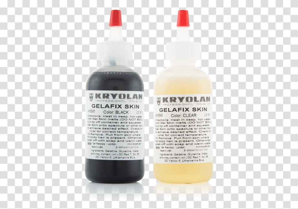 Kryolan Gela Fix, Bottle, Shampoo, Label Transparent Png