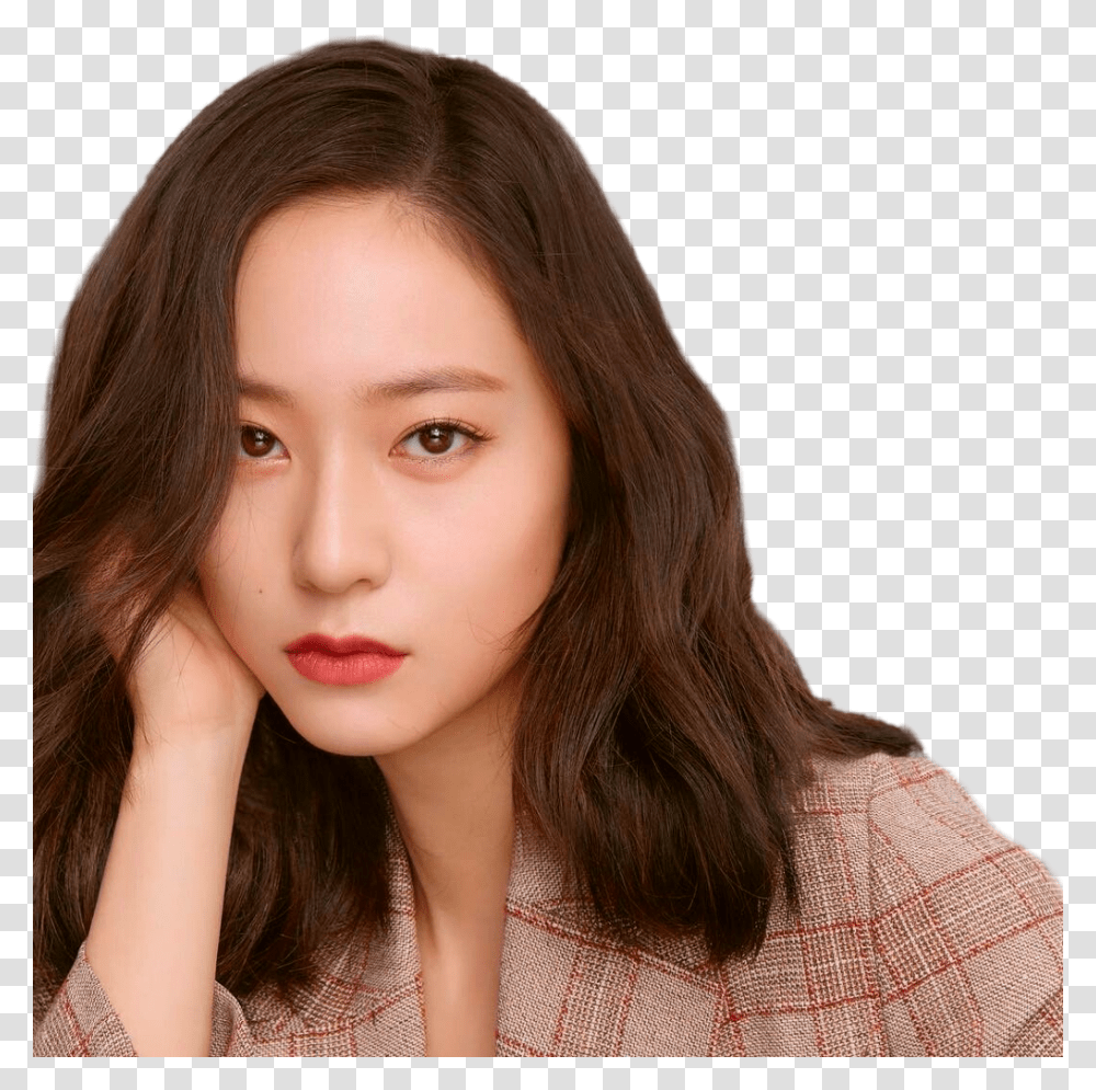 Krystal Fx Jungsoojung Freetoedit Clio Korean Makeup, Face, Person, Human, Female Transparent Png
