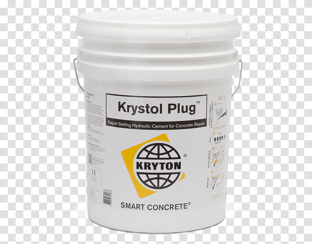 Krystol Waterstop Treatment, Paint Container, Bucket Transparent Png