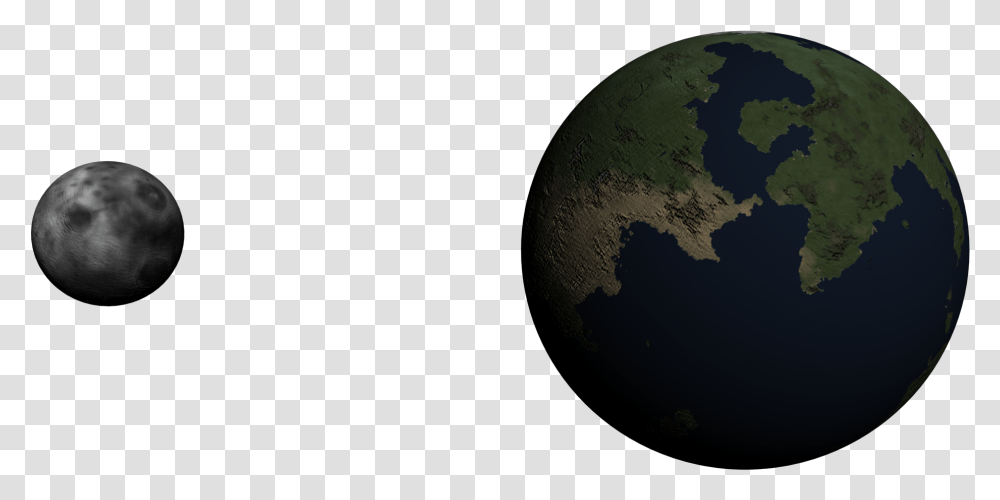 Ksp Kerbin Mun Earth, Moon, Outer Space, Night, Astronomy Transparent Png