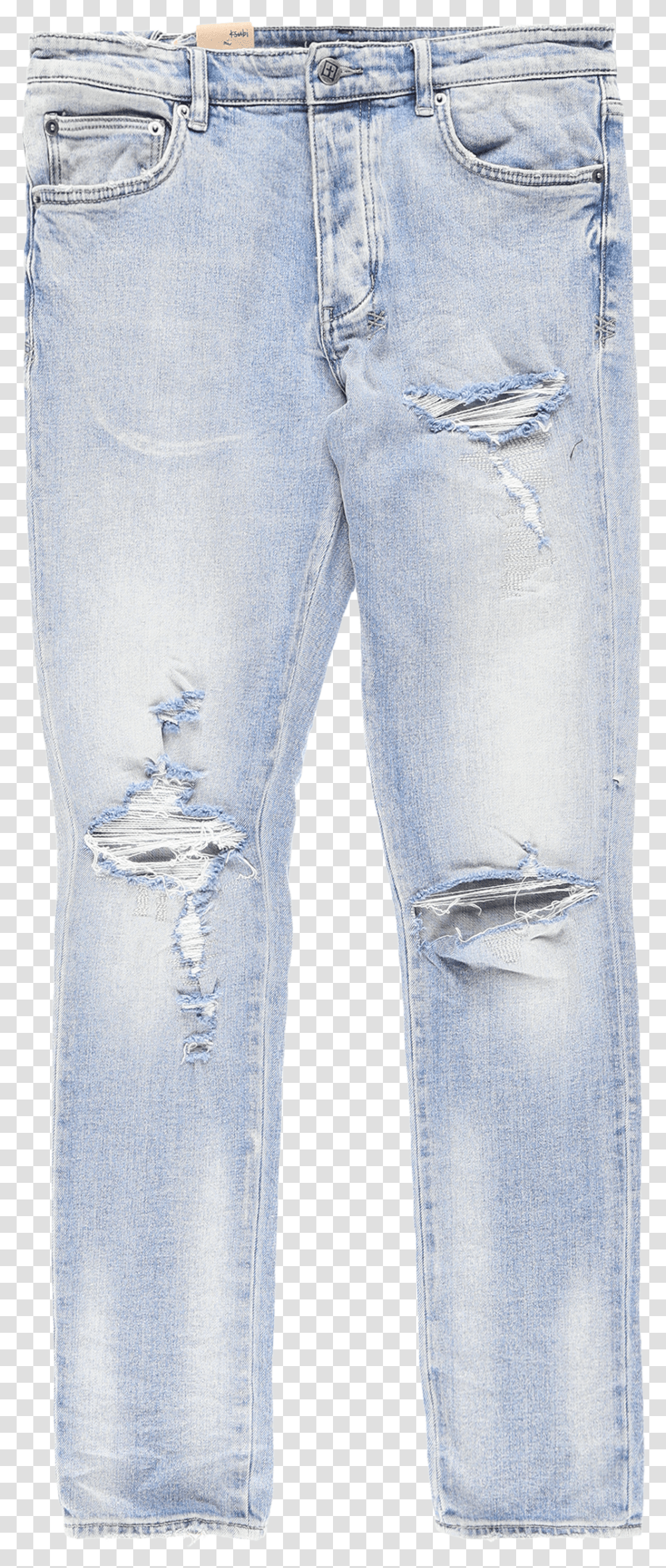 Ksubi Chitch Punk Blue Trashed Jeans Denim The Chitch Pocket Transparent Png