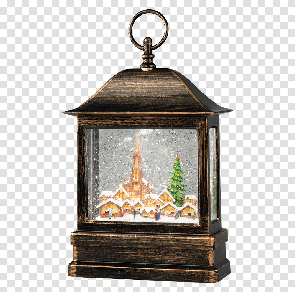Kthe Wohlfahrt Online Shop Led Snow Lantern Church And Christmas Market Christmas Tree, Lamp, Plant, Person, Human Transparent Png