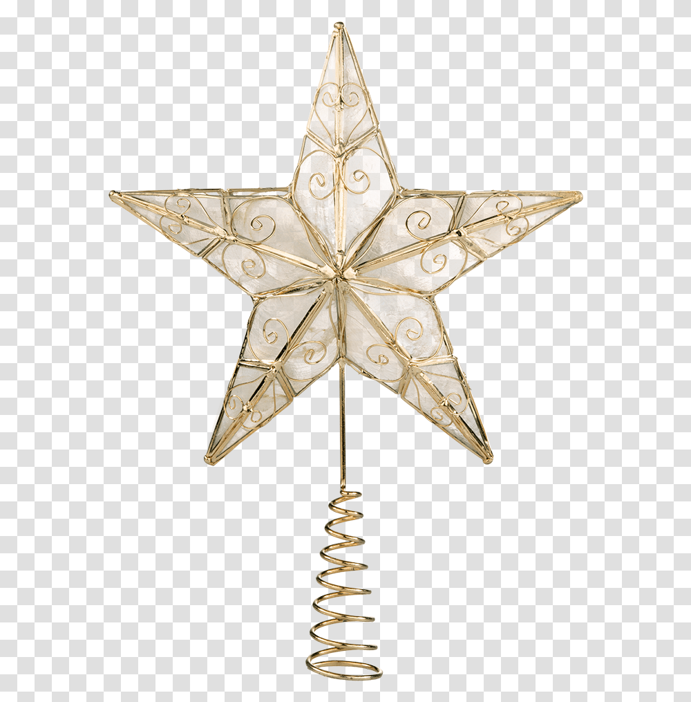 Kthe Wohlfahrt Online Shop Tree Top Star With Decorations Christmas Decorations And More, Cross, Symbol, Star Symbol Transparent Png