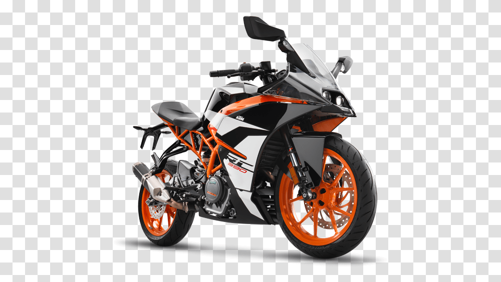 Ktm Rc 390 2018 Model, Motorcycle, Vehicle, Transportation, Wheel Transparent Png