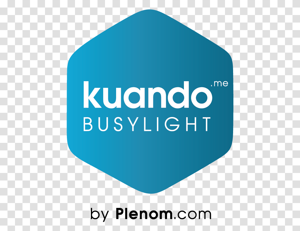 Kuando Busylight Hexagon By Plenom Logo Graphic Design, Label, Word Transparent Png