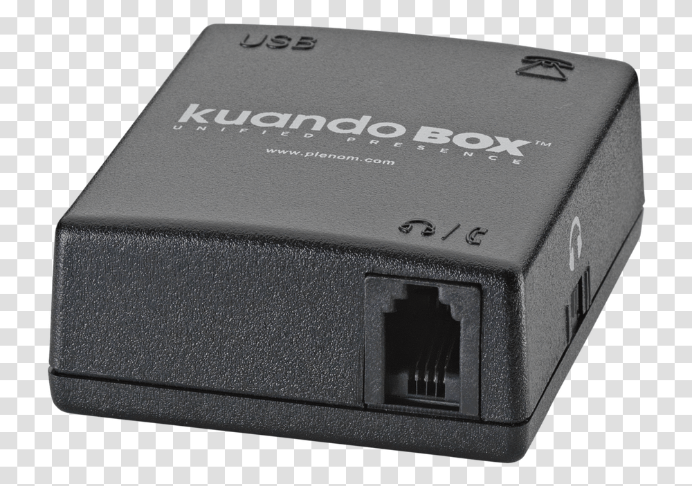 Kuandobox Connects The Desk Phone And Computer To Update Box, Adapter, Plug, Electronics Transparent Png