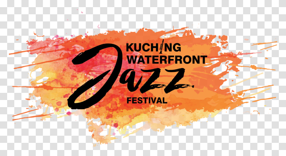 Kuching Waterfront Jazz Calligraphy, Poster, Advertisement, Alphabet Transparent Png