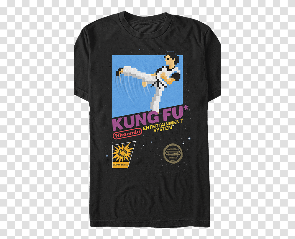 Kung Fu Nintendo Game, Apparel, T-Shirt Transparent Png