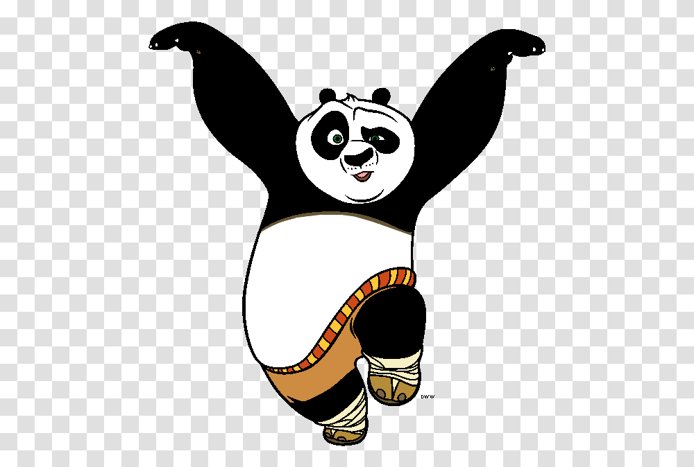 Kung Fu Panda Animated Clipart Download Kung Fu Panda Animated, Face, Drawing, Doodle Transparent Png