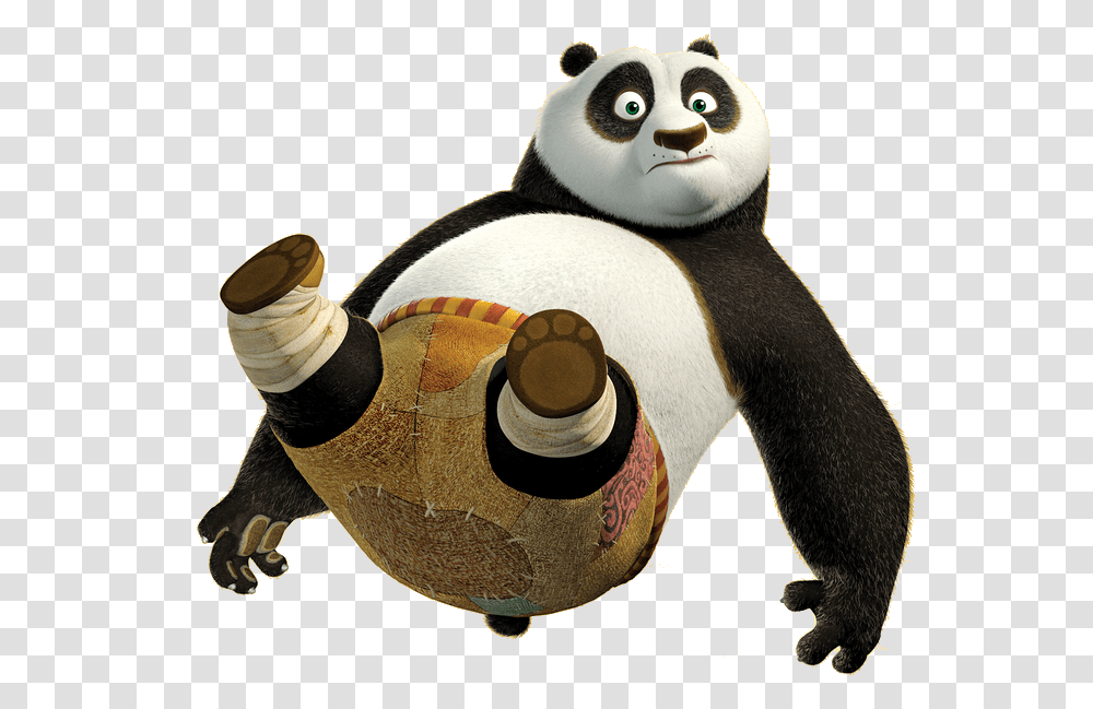 Kung Fu Panda Gif, Giant Panda, Bear, Wildlife, Mammal Transparent Png
