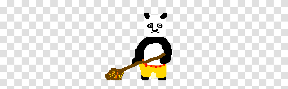 Kung Fu Panda Sweeping The Floor Drawing, Stencil, Face, Label Transparent Png