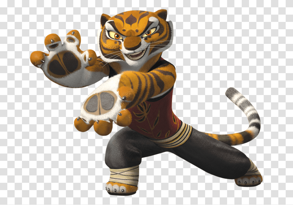 Kung Fu Panda Tigris, Toy, Person, Human, Mascot Transparent Png