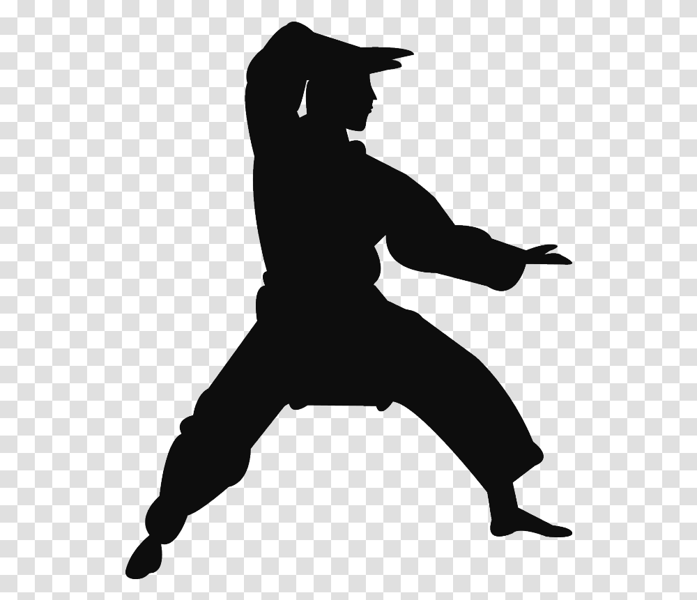 Kung Fu, Silhouette, Person, Human, Tai Chi Transparent Png