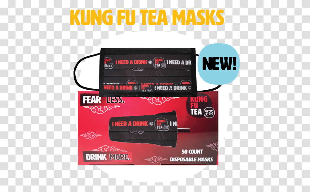 Kung Fu Tea Fresh Innovative Fearless Leading Tea Brand Language, Electronics, Text, Tape Player, Adapter Transparent Png
