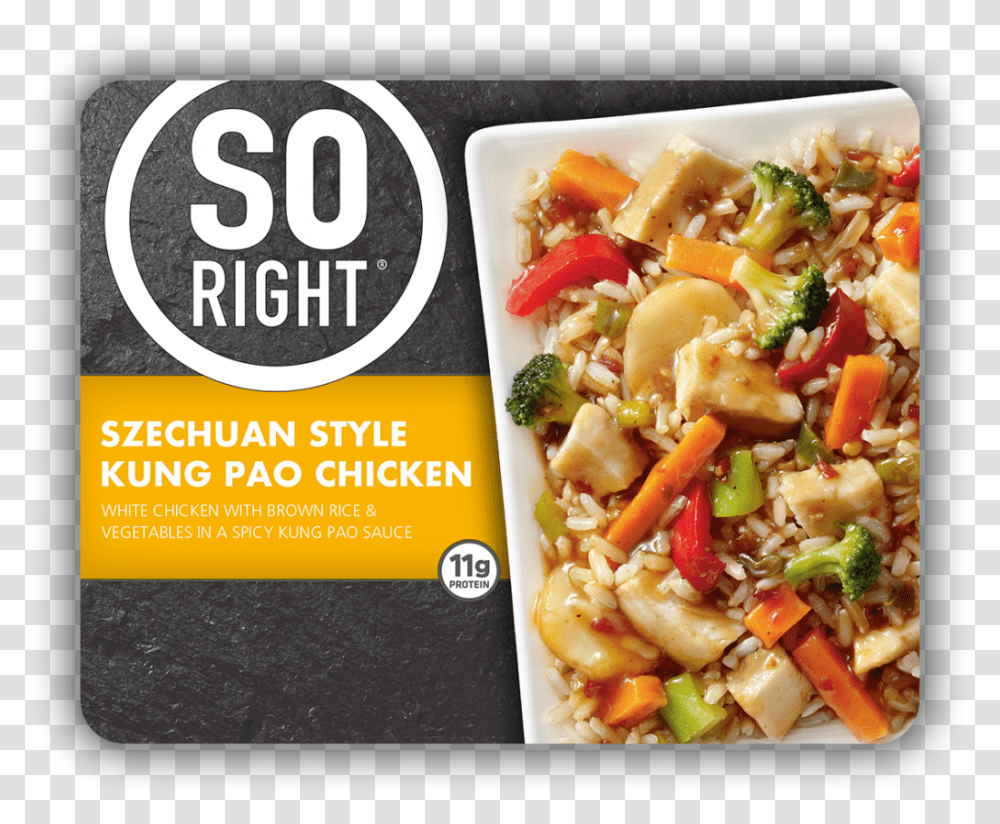 Kung Pao Chicken Frozen Dinner, Bowl, Meal, Food, Dish Transparent Png