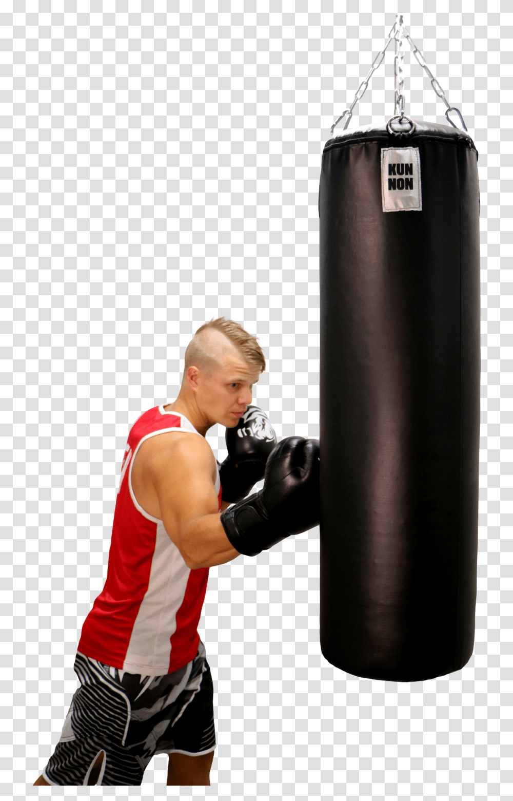 Kunnon Punching Bag 36kg Boxing, Person, Human, Sport, Sports Transparent Png