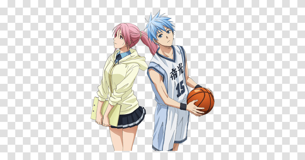 Kuroko No Basket Discovered By Sparkle Chan Kuroko And Momoi Love Story, Person, Human, People, Comics Transparent Png